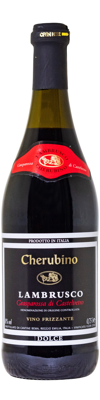 Cherubino - Lambrusco Grasparossa di Castelvetro DOC - 0,75L 8% vol