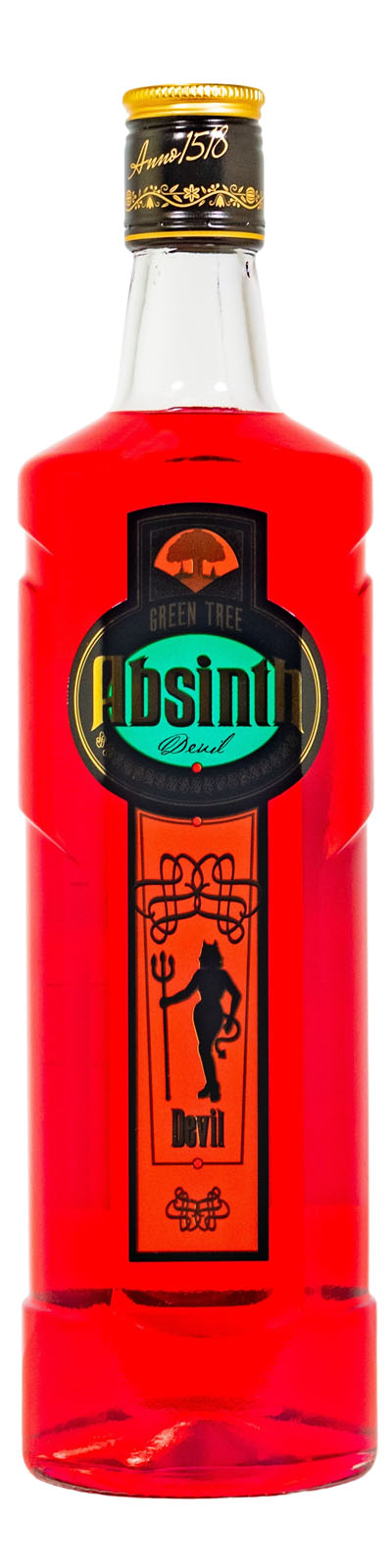 Green Tree Absinth Red Devil - 0,7L 70% vol