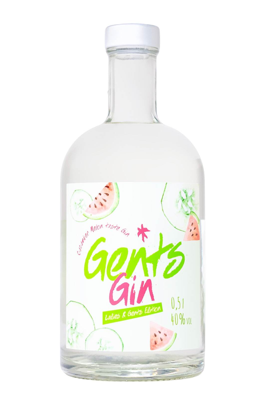 Gents Gin Cucumber Melon - 0,5L 40% vol