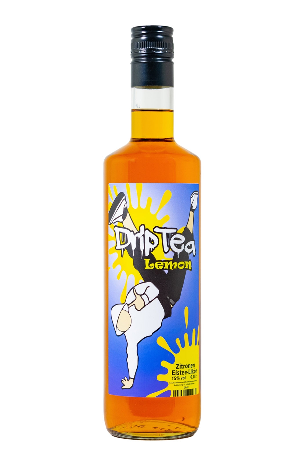 DripTea Lemon Zitrone Eistee-Likör - 0,7L 15% vol