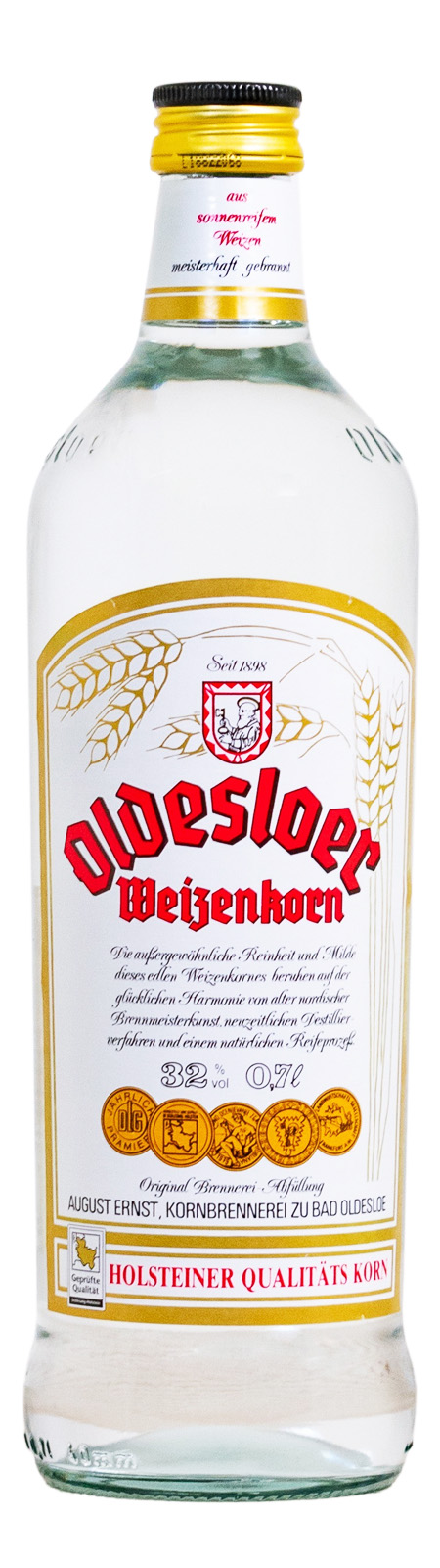 Oldesloer Weizenkorn - 0,7L 32% vol