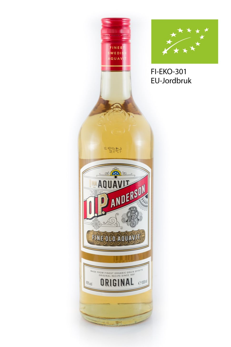 O.P. Anderson Aquavit Bio - 1 Liter 40% vol