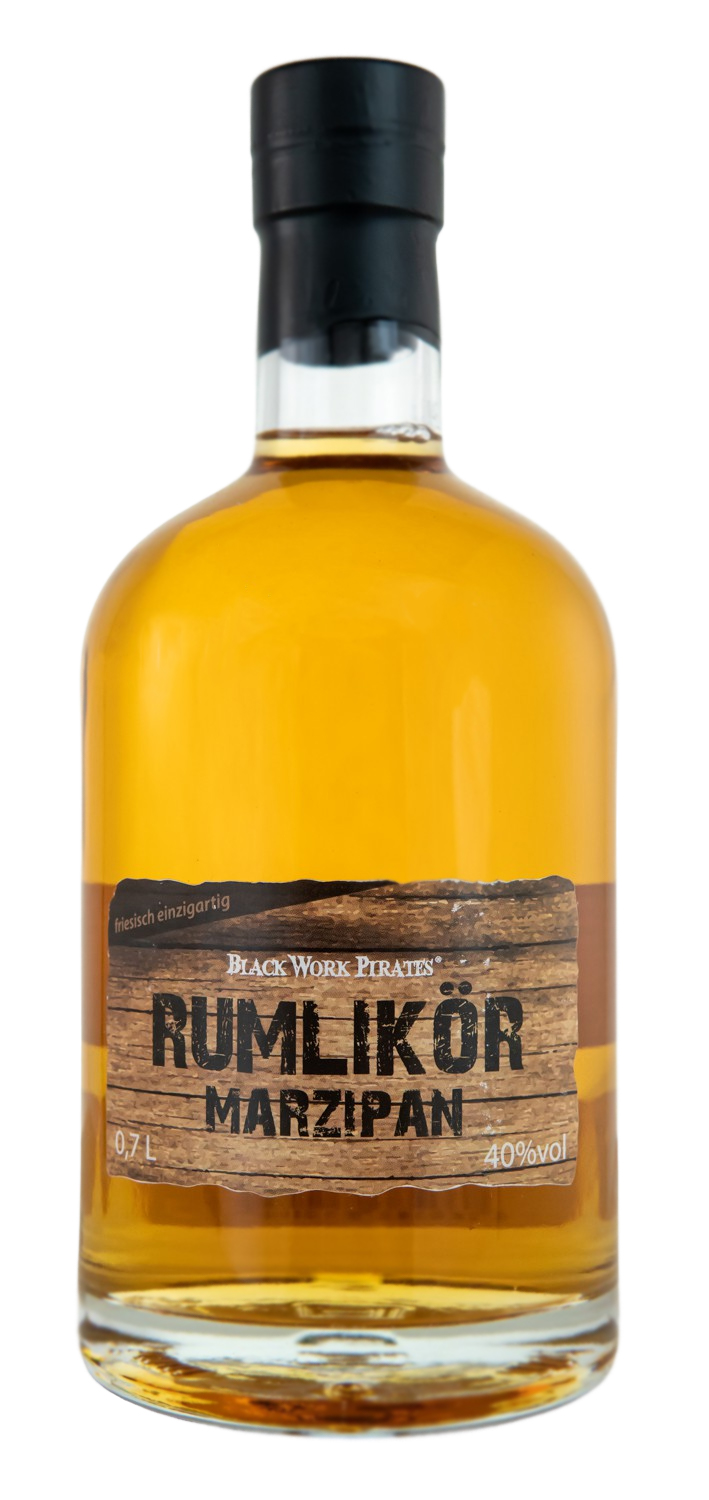 Black Work Pirates Rumlikör Marzipan - 0,7L 40% vol