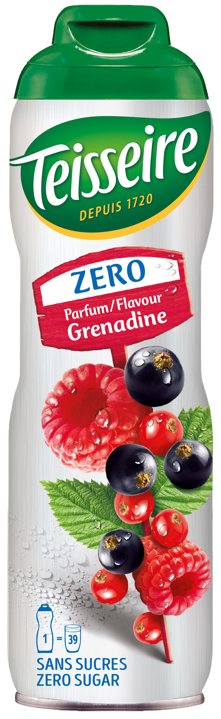Teisseire Grenadine Zero Getränkekonzentrat - 0,6L