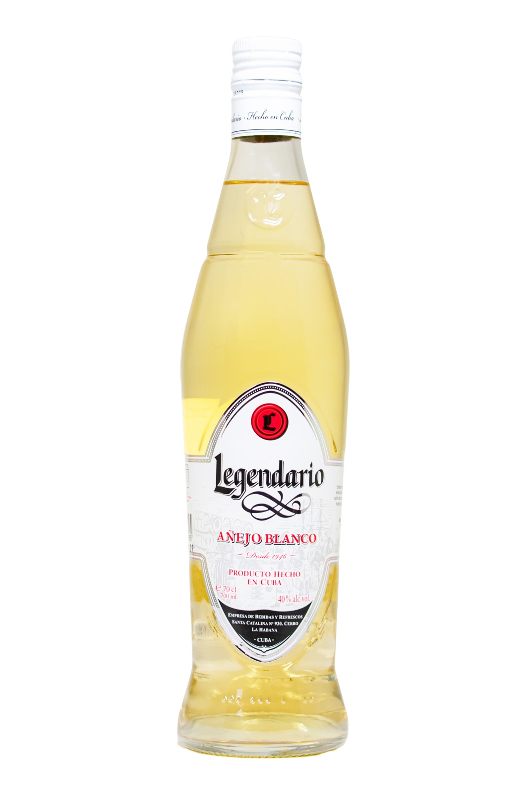 Legendario Anejo Blanco Rum - 0,7L 40% vol