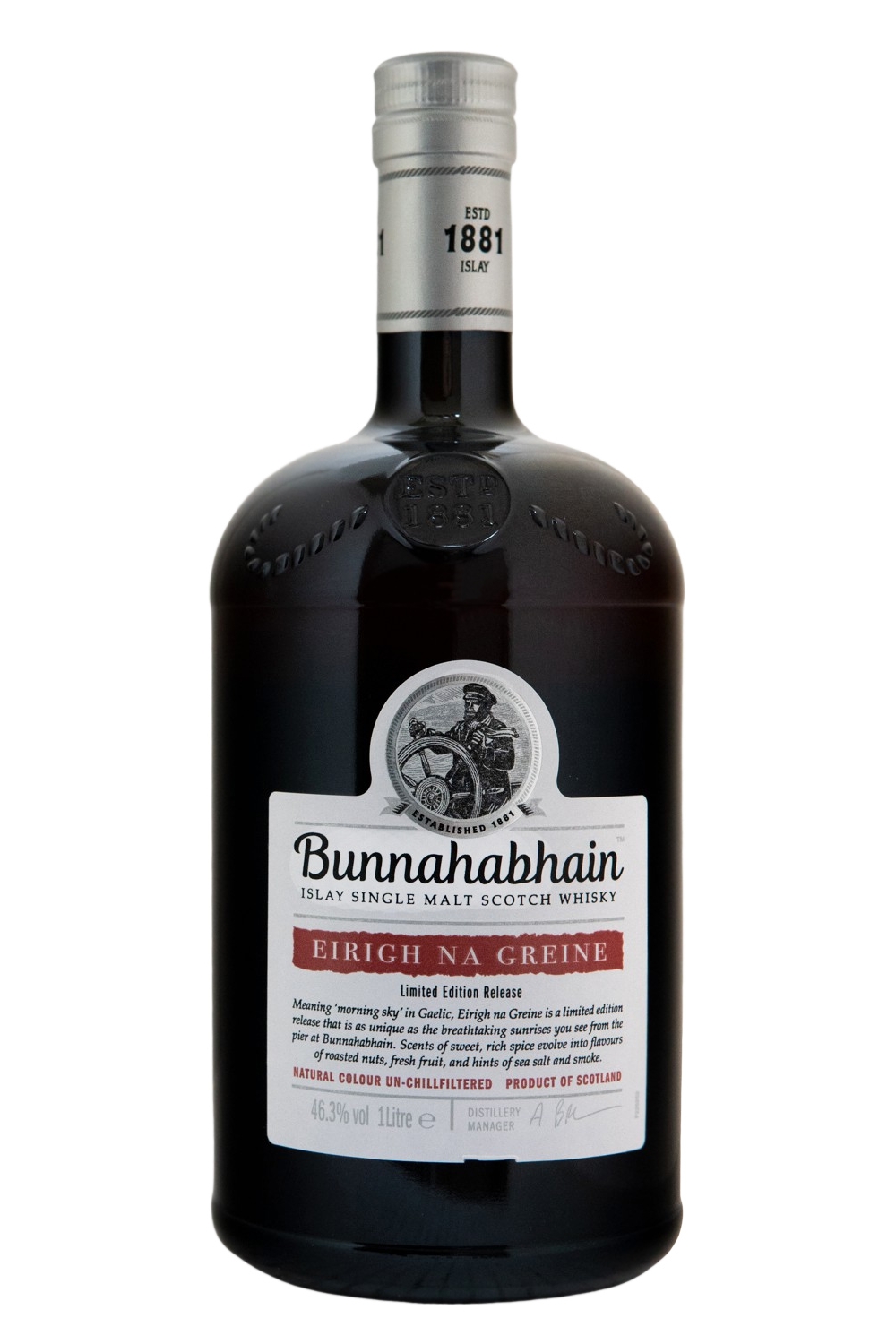 Bunnahabhain Eirigh na Greine - 1 Liter 46,3% vol