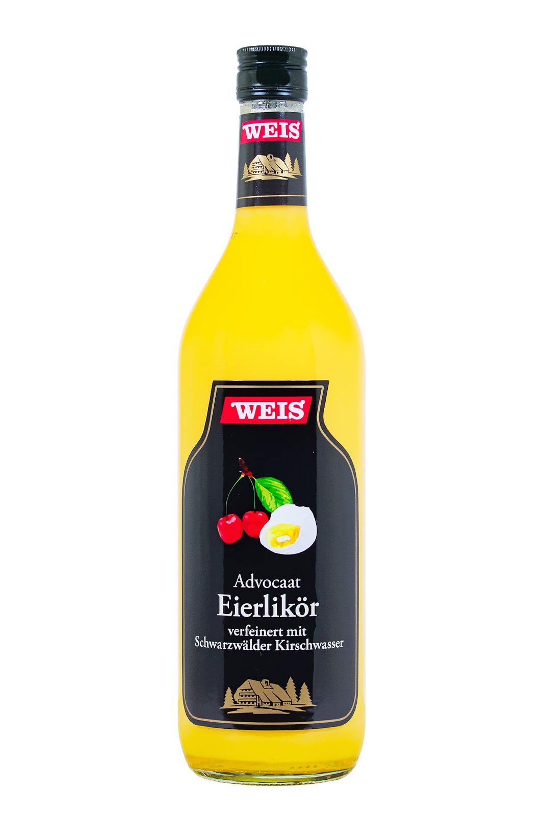 Weis Advocaat Eierlikör mit Kirschwasser - 1 Liter 20% vol