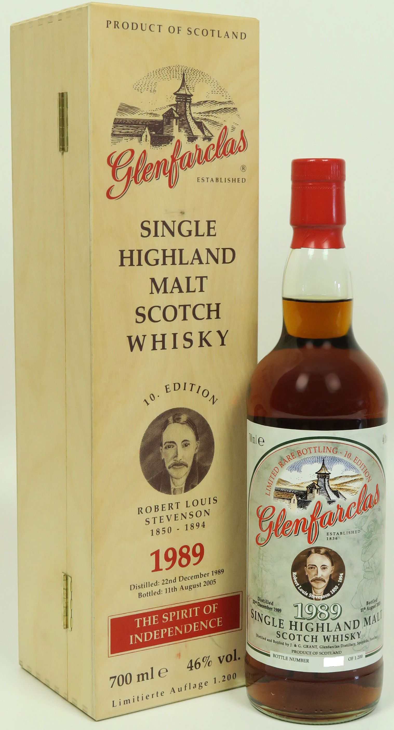 Glenfarclas Edition No. 10 Robert Louis Stevenson