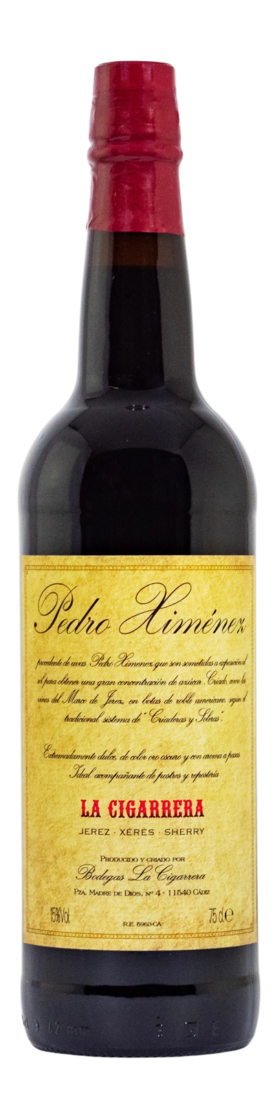 La Cigarrera Sherry-Pedro Ximenez - 0,75L 15% vol