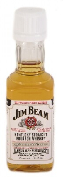 Jim Beam Kentucky Straight Bourbon Whiskey - 0,05L 40% vol