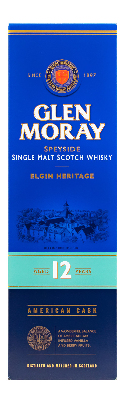 Glen Moray 12 Jahre Elgin Heritage Single Malt Scotch Whisky - 0,7L 40% vol