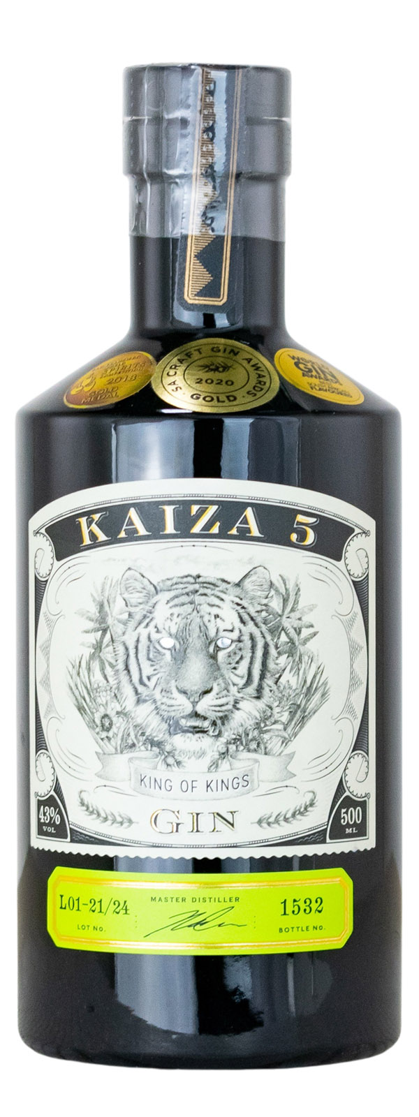 Kaiza 5 Gin - 0,5L 43% vol