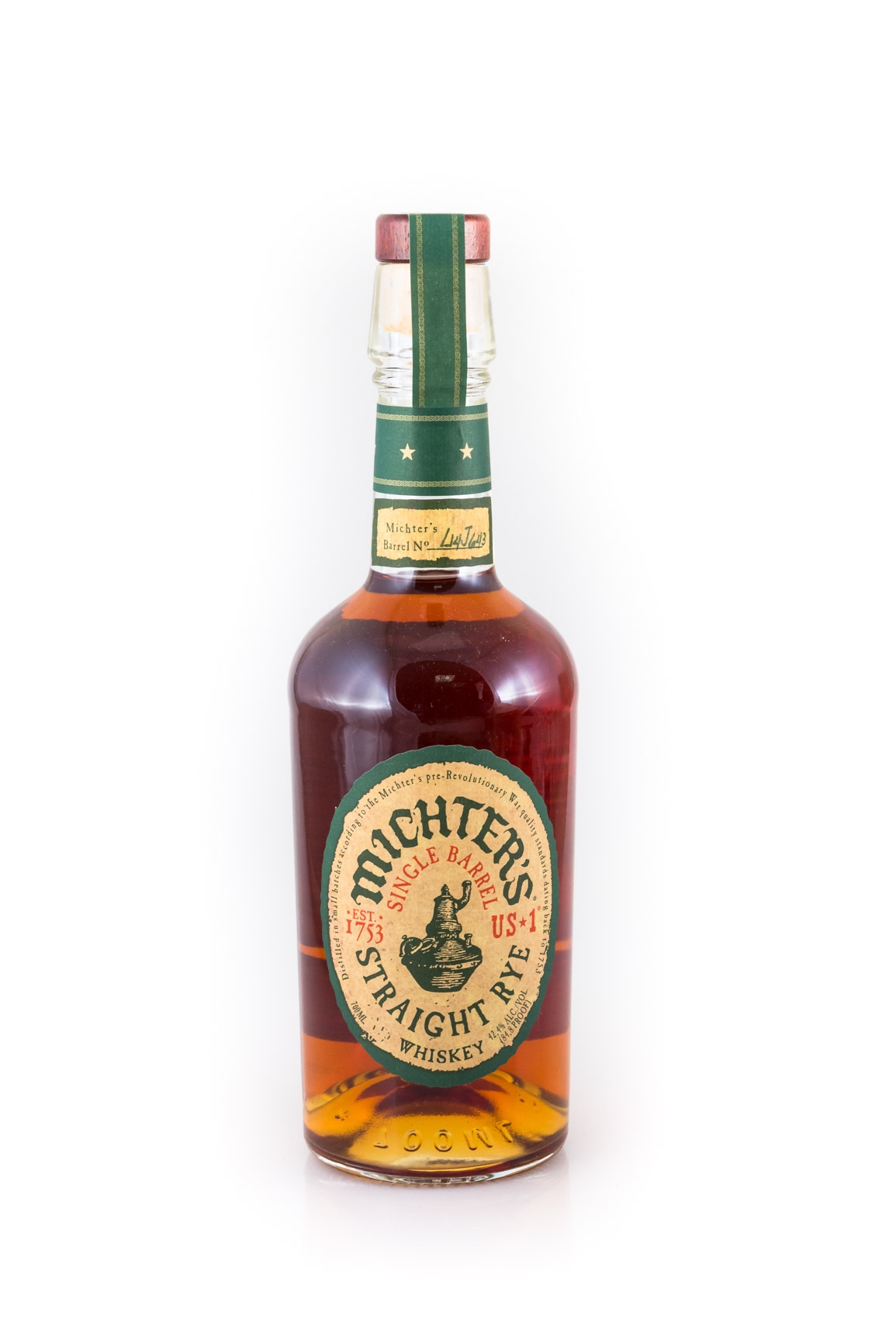 Michters Straight Rye Whiskey - 0,7L 42,4% vol