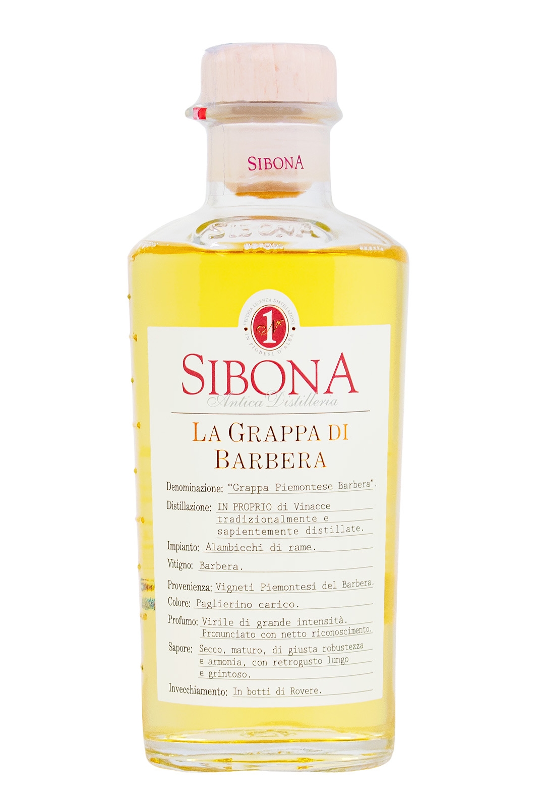 Sibona Grappa di Barbera - 0,5L 40% vol