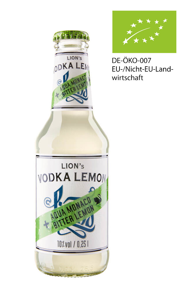 Lions Vodka Lemon Bottled Longdrink - 0,25L 10% vol