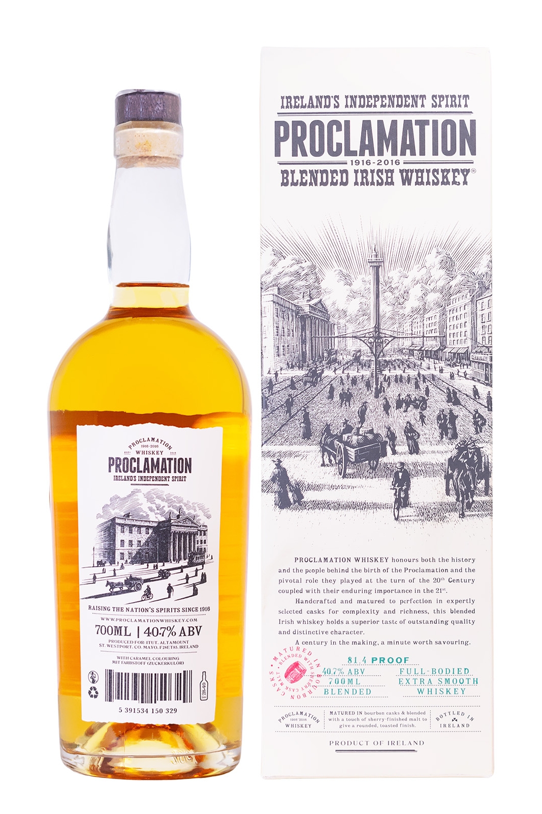 Proclamation Irish Whiskey - 0,7L 40,7% vol