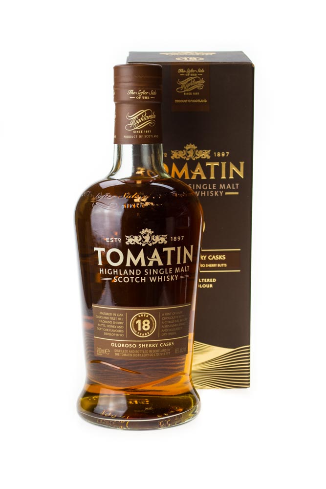 Tomatin 18 Jahre Highland Single Malt Scotch Whisky - 0,7L 46% vol