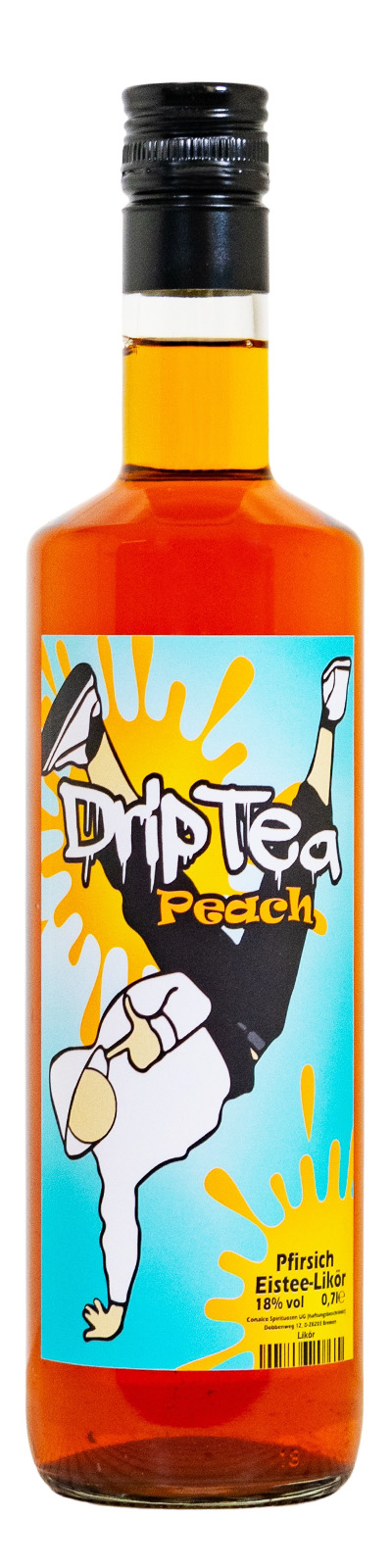 DripTea Peach Pfirsich Eistee-Likör - 0,7L 18% vol