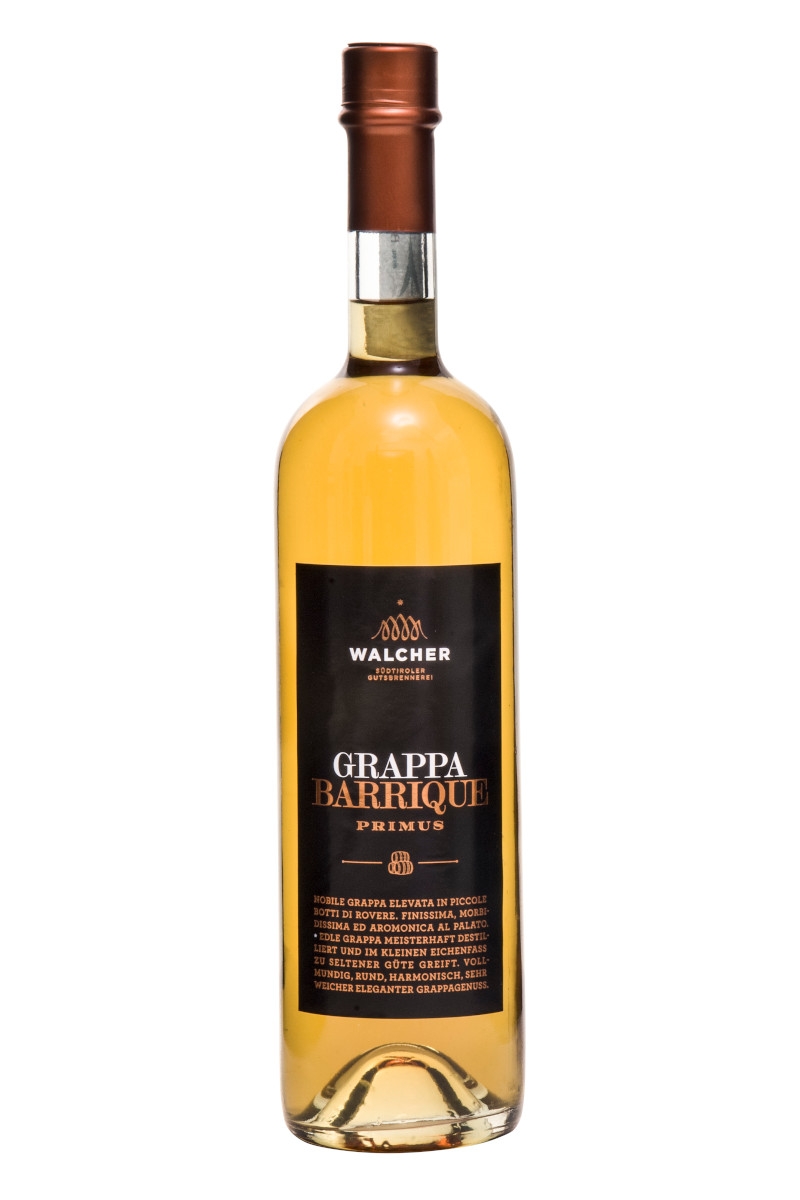 Walcher Grappa Primus Barrique - 0,7L 40% vol