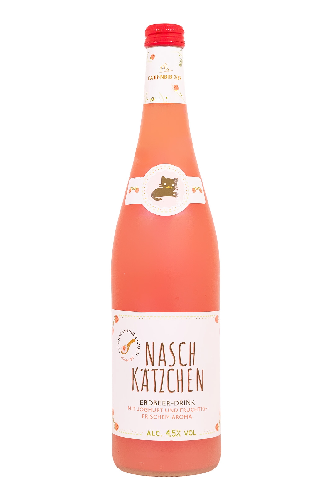 Naschkätzchen Erdbeer-Drink - 0,75L 4,5% vol