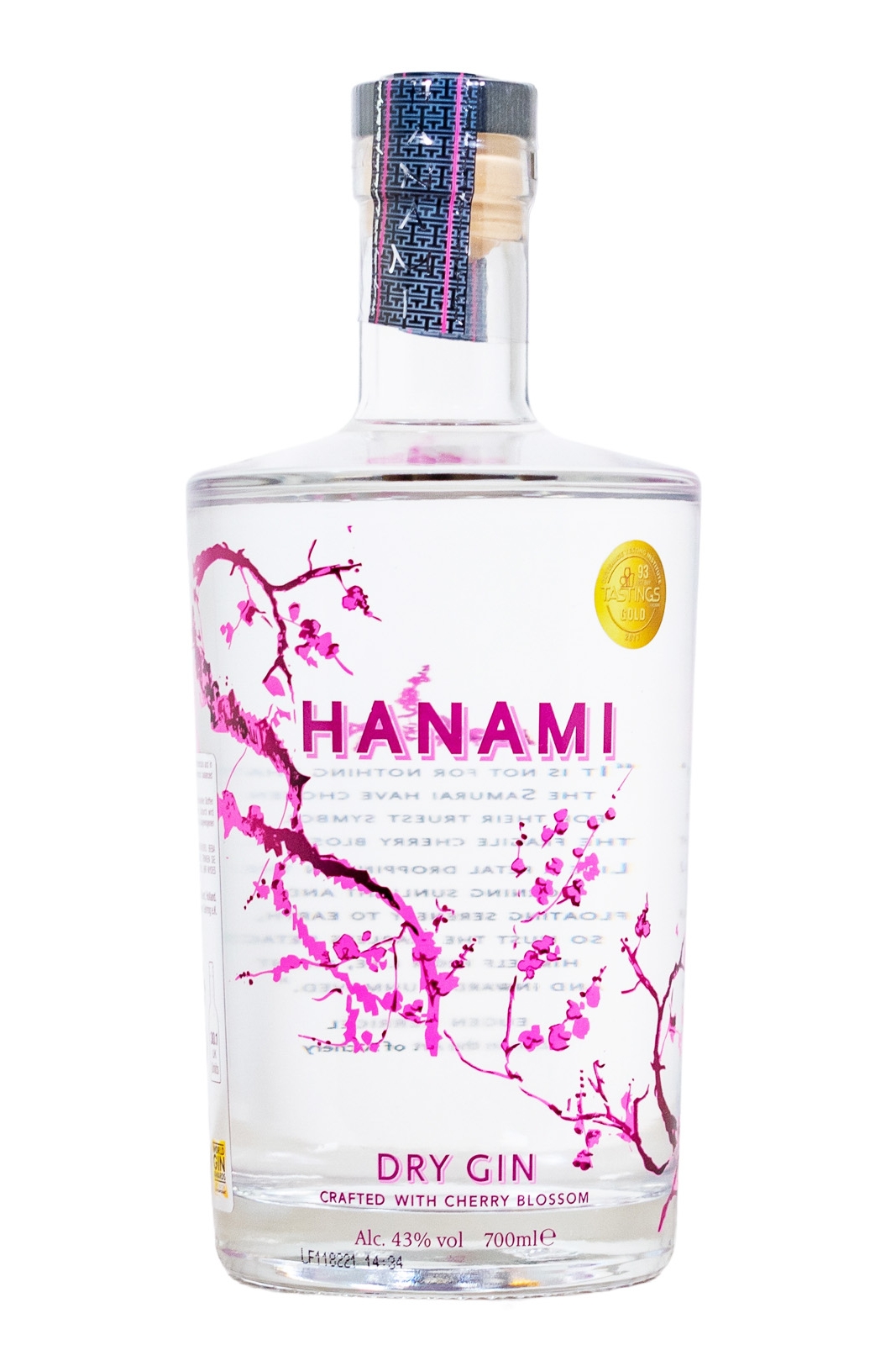 Hanami Dry Gin - 0,7L 43% vol