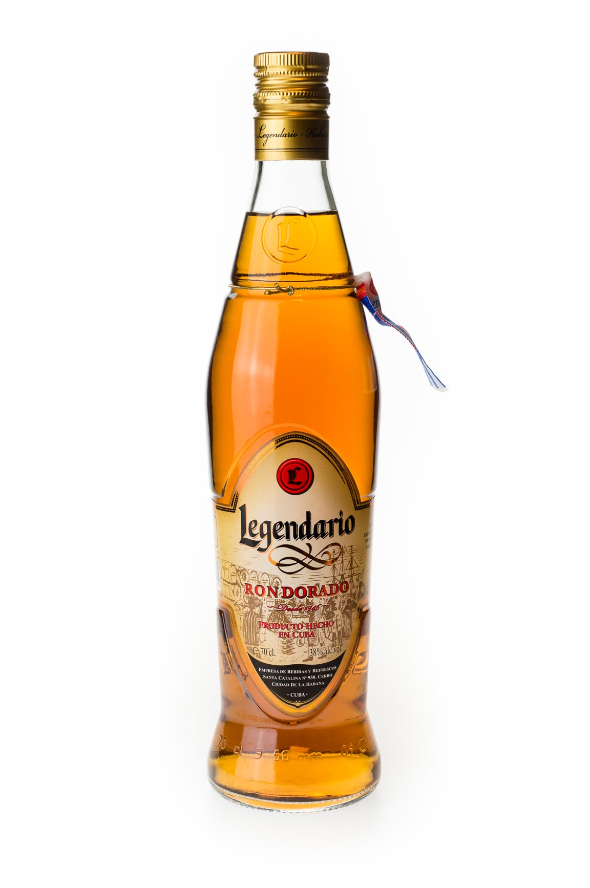 Legendario Ron Dorado Rum - 0,7L 38% vol