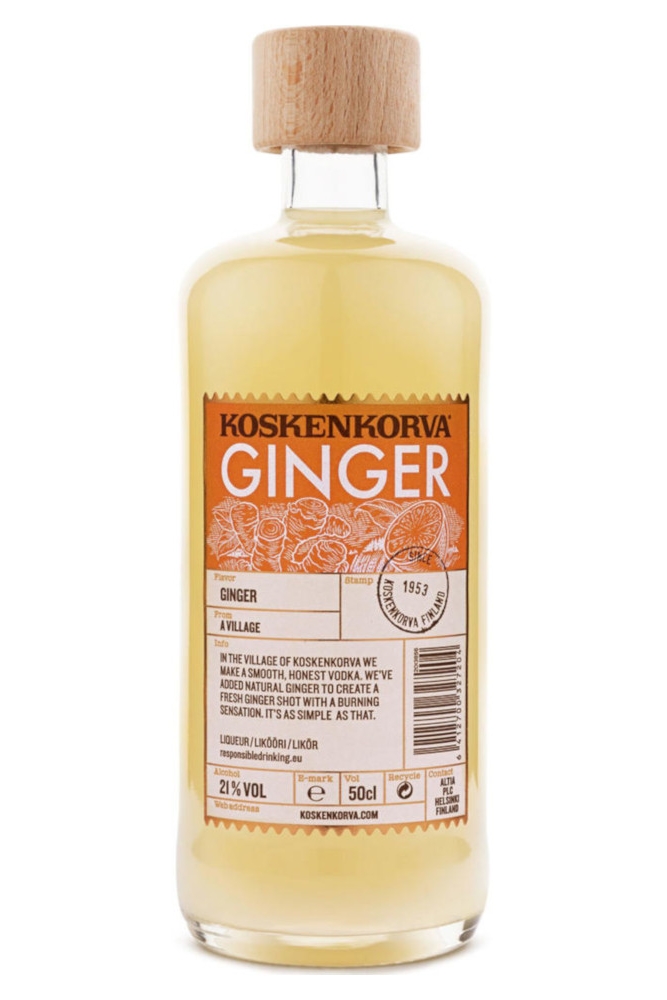 Koskenkorva Ginger Ingwerschnaps - 0,5L 21% vol