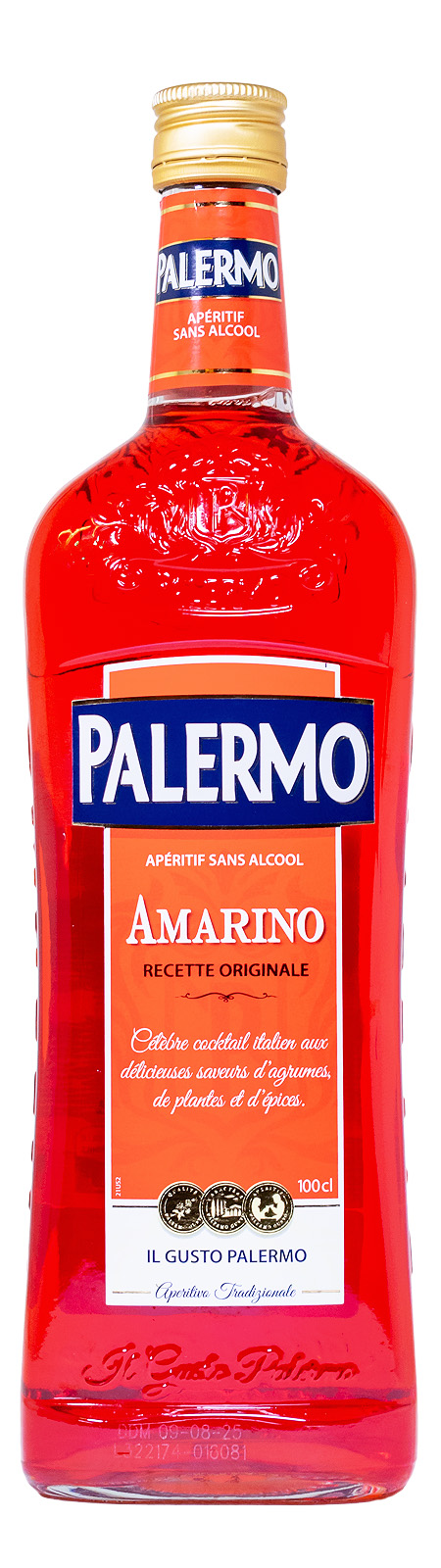 Palermo Amarino Aperitif ohne Alkohol - 1 Liter