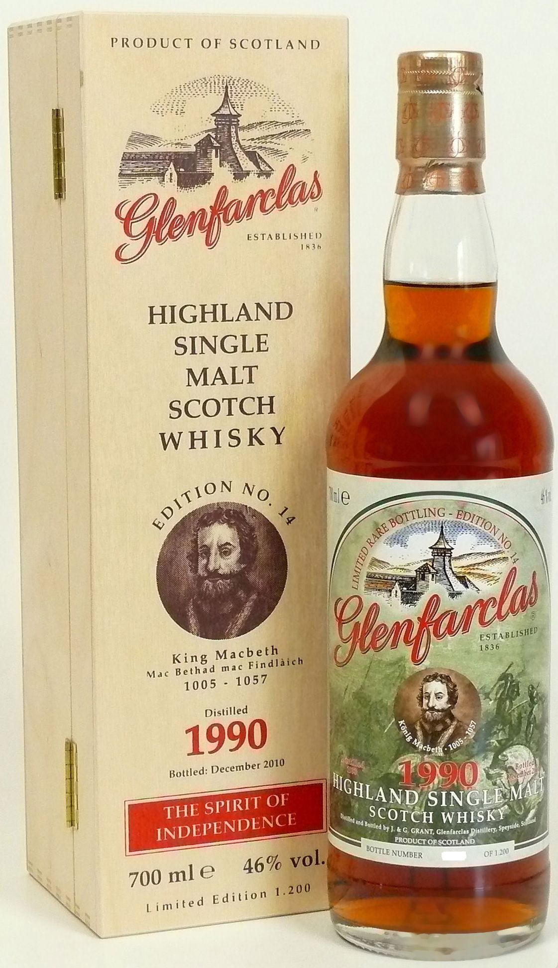 Glenfarclas Edition No. 14 King Macbeth Mac Bethad mac Findlàich