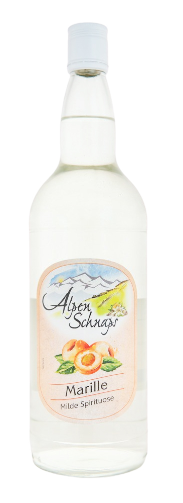 Alpenschnaps Steinbeisser Marillenaroma - 1 Liter 35% vol