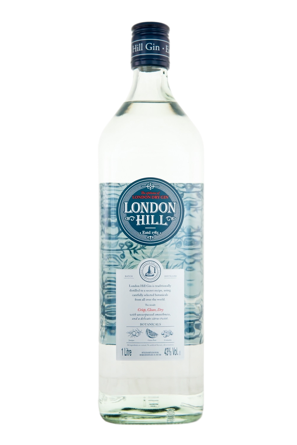 London Hill Dry Gin - 1 Liter 43% vol