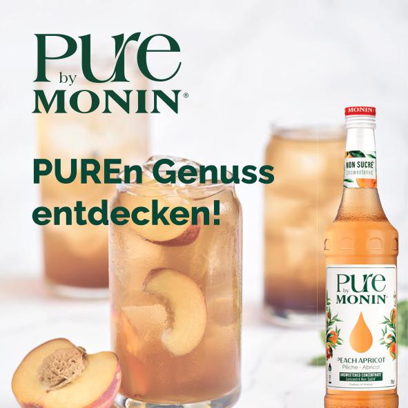  Monin Pure Peach-Apricot Konzentrat - 0,7L 
