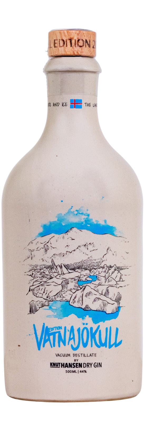 Knut Hansen Dry Gin - Vatnajökull Edition 2023 - 0,5L 44% vol