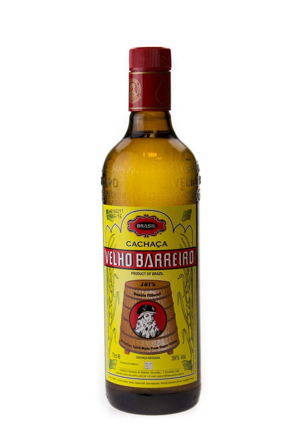 Velho Barreiro Silver Cachaca - 0,7L 39% vol