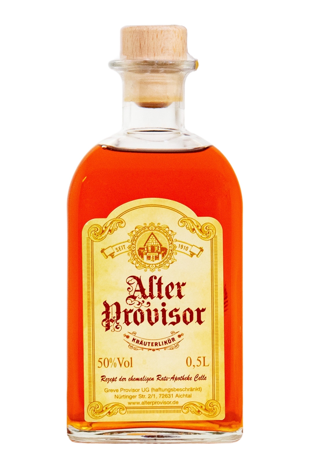 Alter Provisor Kräuterlikör - 0,5L 50% vol