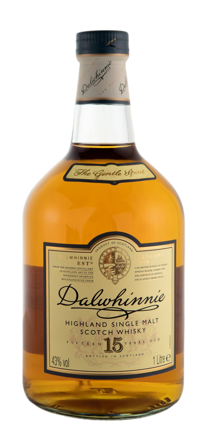 Dalwhinnie 15 Jahre Highland Single Malt Scotch Whisky - 1 Liter 43% vol