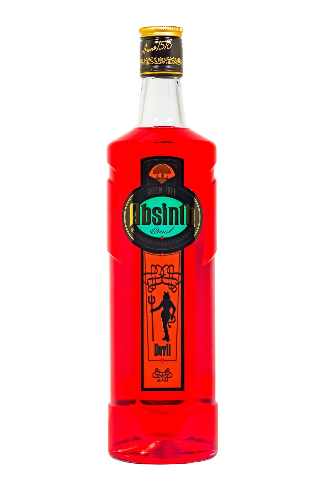 Green Tree Absinth Red Devil - 0,7L 70% vol