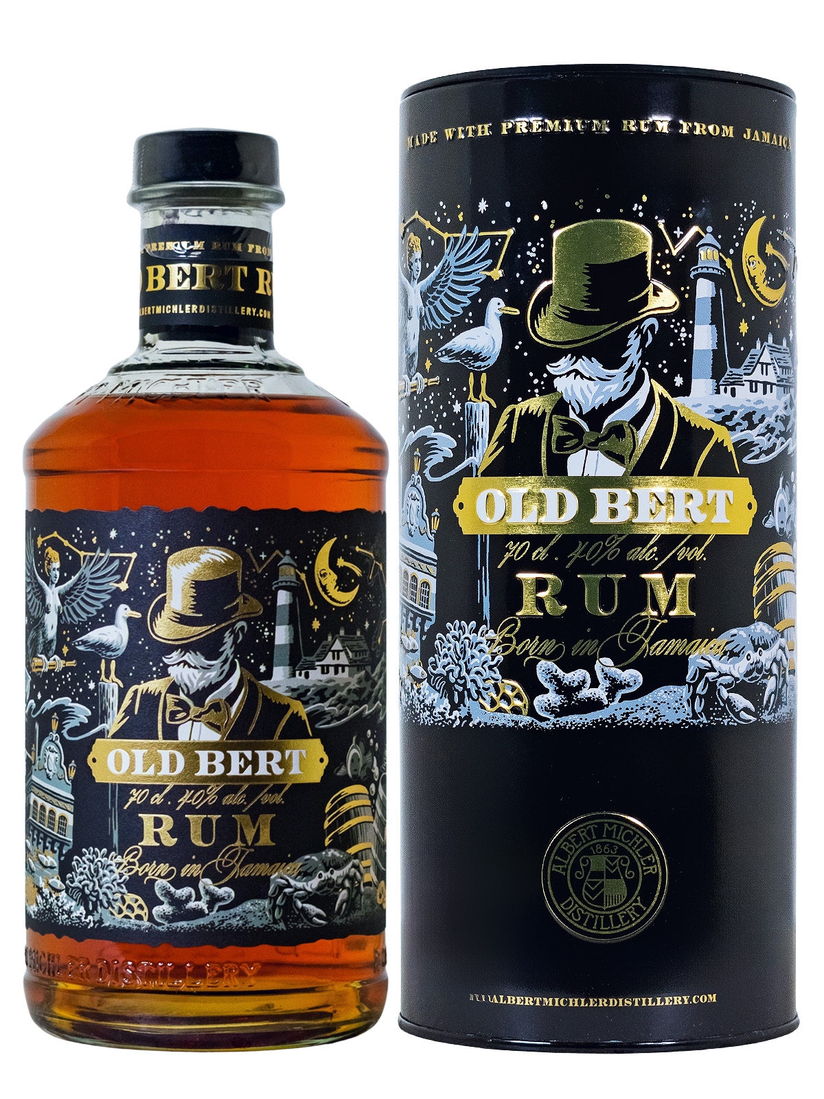 Michlers Old Bert Jamaican Rum - 0,7L 40% vol