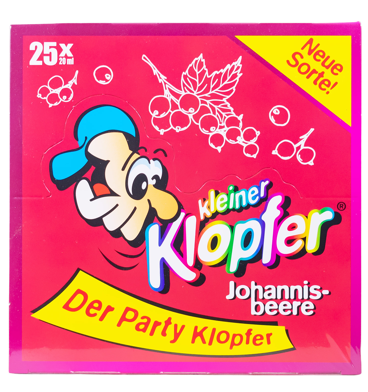 Paket [25 x 0,02L] Kleiner Klopfer Johannisbeere - 0,5L 15% vol