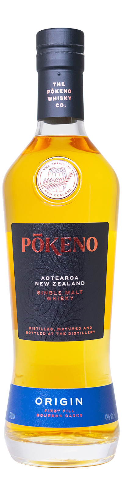 Pokeno Origin Single Malt Whisky - 0,7L 43% vol