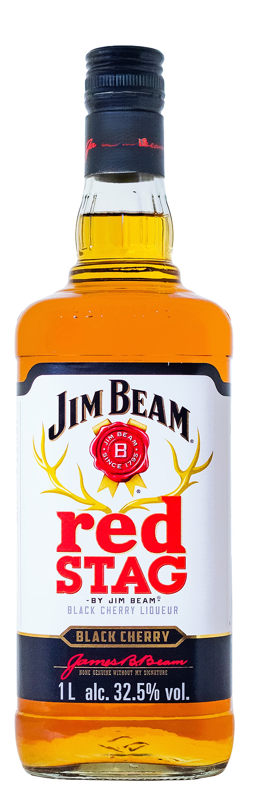 Jim Beam Black Cherry Whiskeylikör - 1 Liter 32,5% vol