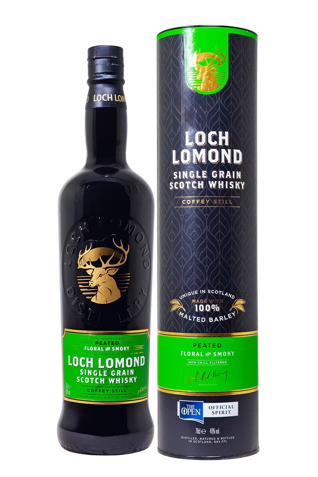 Loch Lomond Single Grain Peated - 0,7L 46% vol