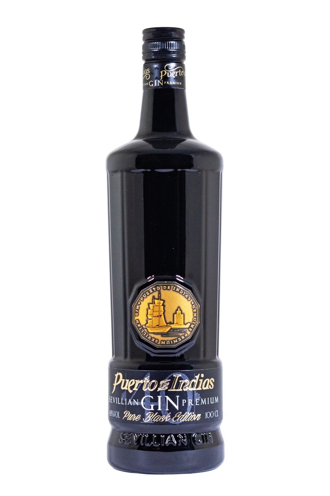 Puerto de Indias Black Gin - 1 Liter 40% vol