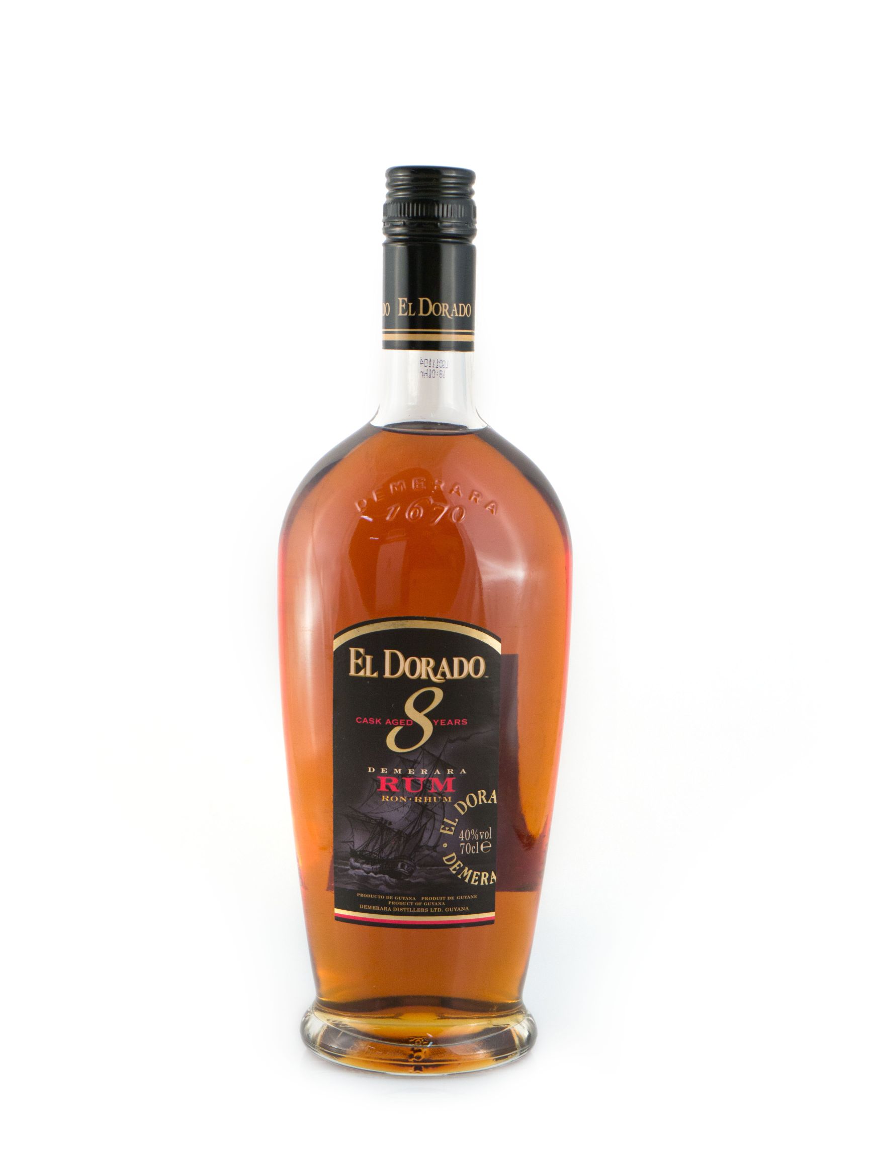 El Dorado Premium Rum 8YO - 40% vol - (0,7L)