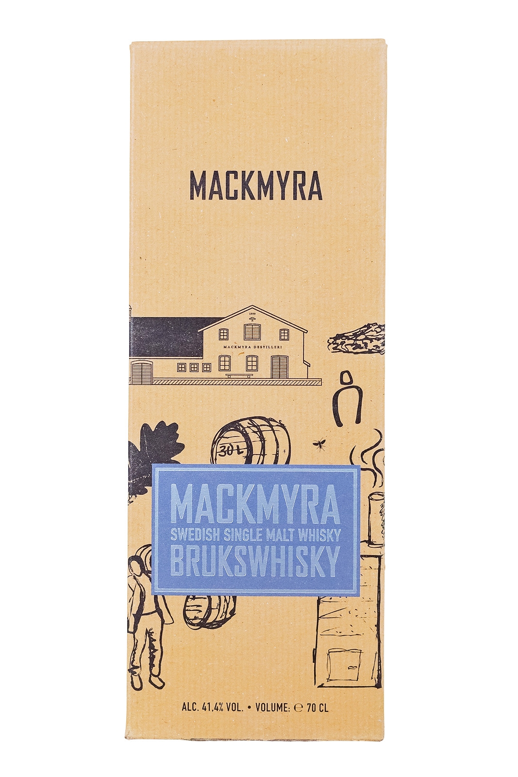 Mackmyra Bruks Whisky - 0,7L 41,4% vol