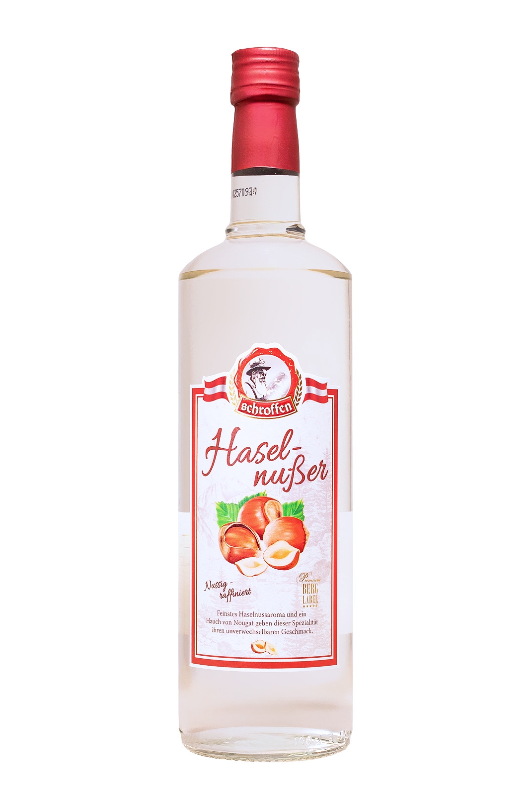 Schroffen Haselnusser - 1 Liter 30% vol