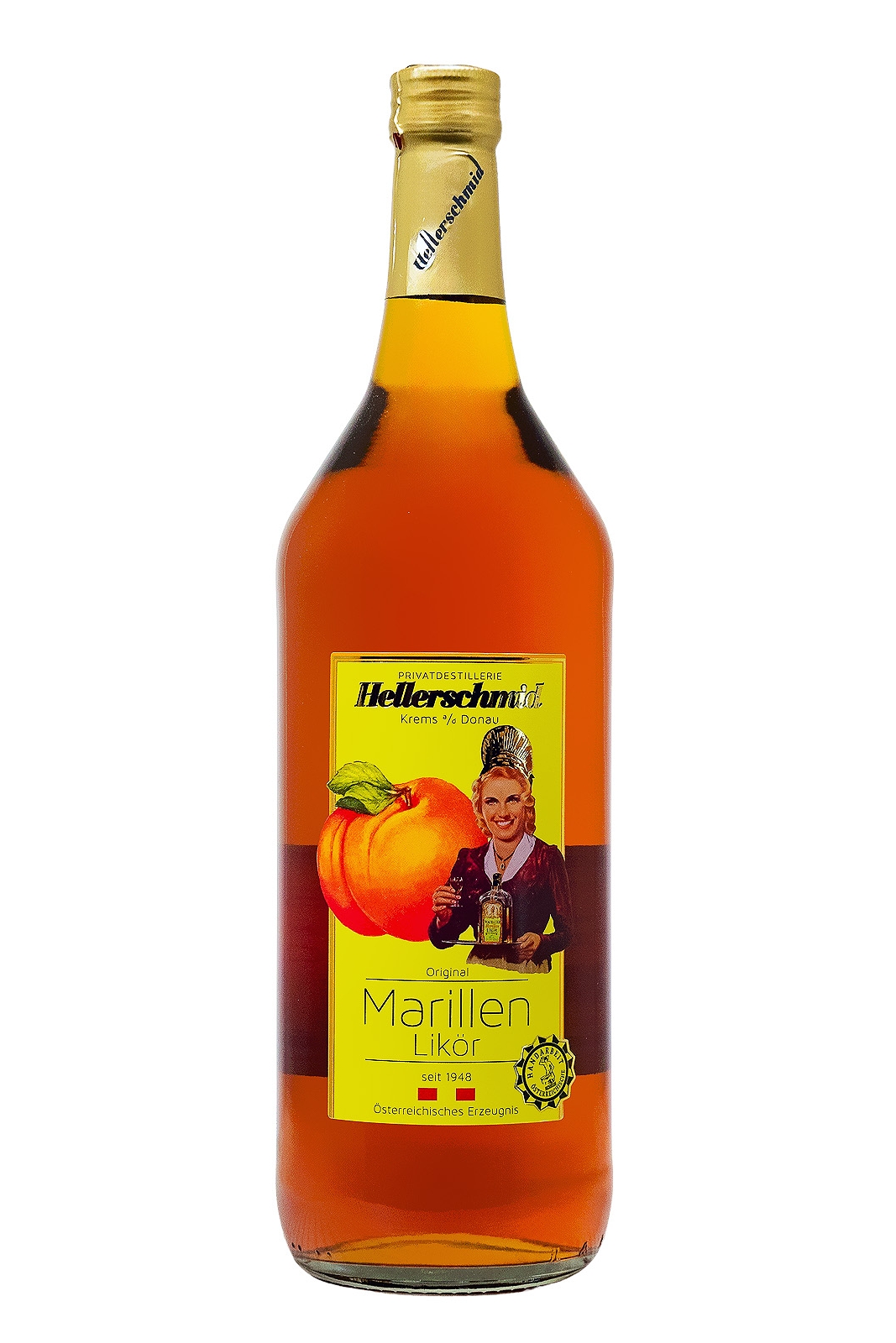 Hellerschmid Marillenlikör - 1 Liter 25% vol