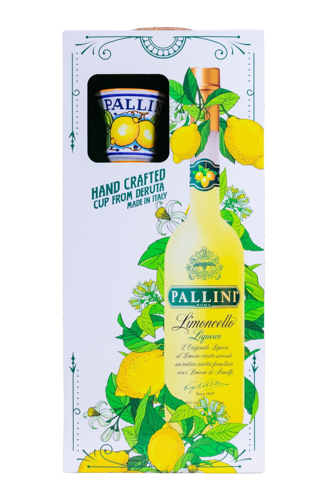 Pallini Limoncello Geschenkbox - 0,5L 26% vol