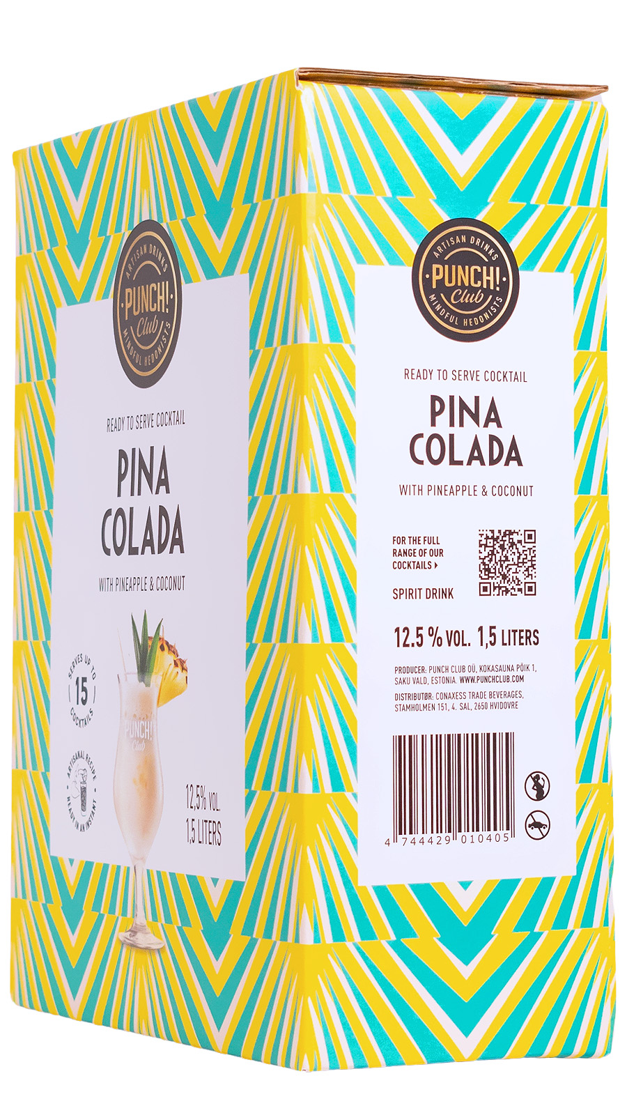 Punch Club Pina Colada Bag-Box - 1,5L 12,5% vol