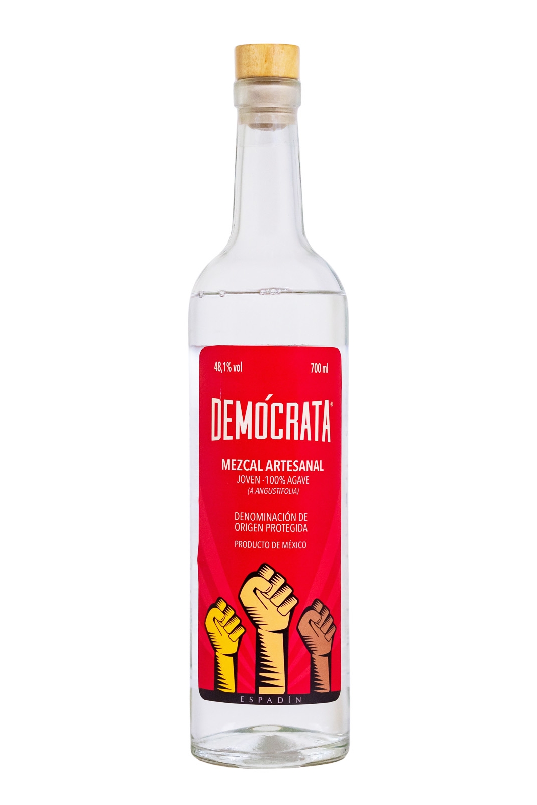 Democrata Mezcal Artesanal Espadin - 0,7L 48,1% vol